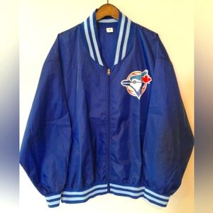 Toronto Blue Jays MLB Bomber Jacket XL Windbreaker 1992 world series Anniversary